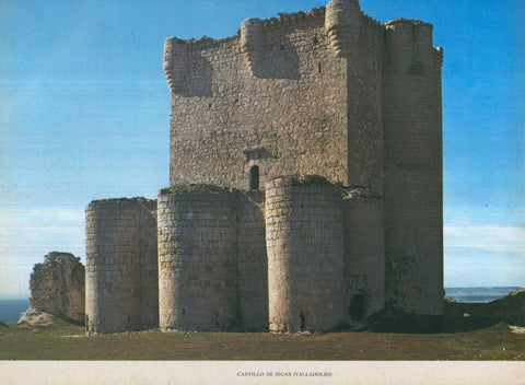 Lamina Castillos de España Edicion 1967 No.079: CASTILLO DE ISCAR (VALLADOLID)