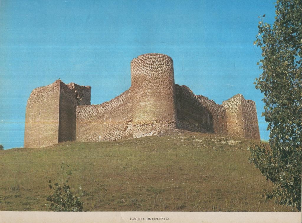 Lamina Castillos de España Edicion 1967 No.097: CASTILLO DE CIFUENTES