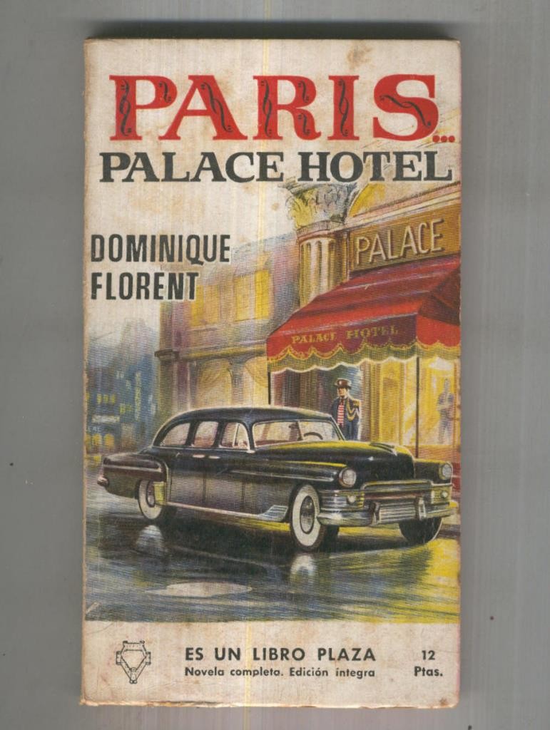 Libro Plaza numero 0076: Paris..Palace Hotel