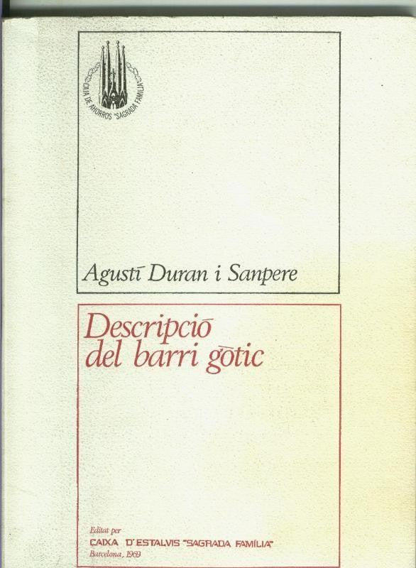 Descripcio del barri gotic - Descripcion del barrio gotico
