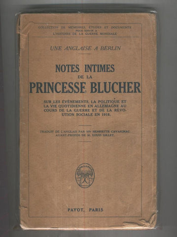 Une Anglaise a Berlin, notes intimes de la princesse blucher (aviejado)
