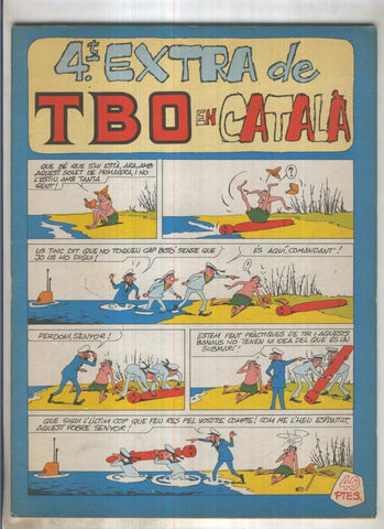 TBO extra 40 pts: cuatro extra de TBO en CATALA (numerado 1 en trasera)