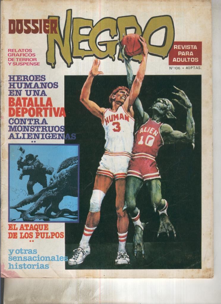 Dossier Negro numero 106 (numerado 1 en trasera)