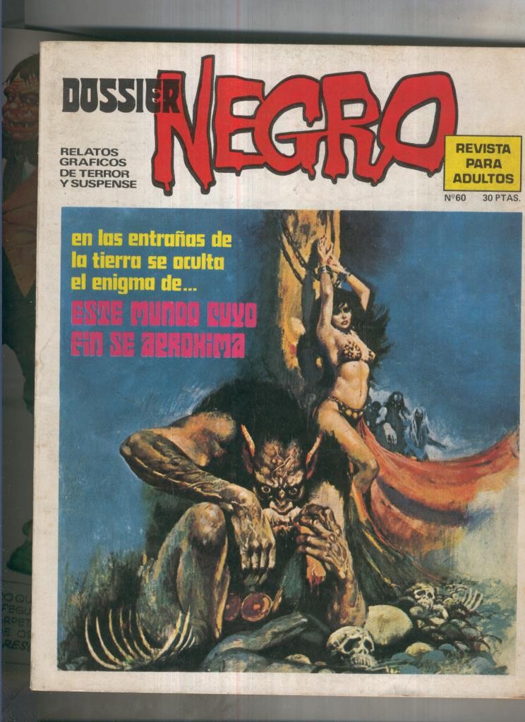 Dossier Negro numero 060 (numerado 3 en trasera)