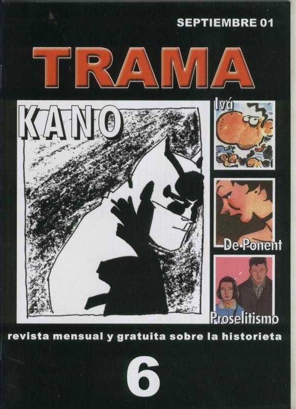 Trama revista mensual de comic numero 06