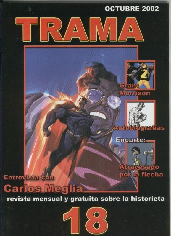 Trama revista mensual de comic numero 18