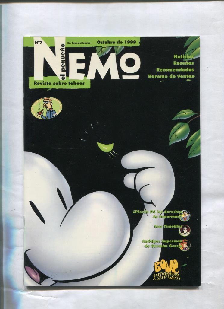 El Pequeño Nemo revista informacion comic numero 07: Jeff Smith