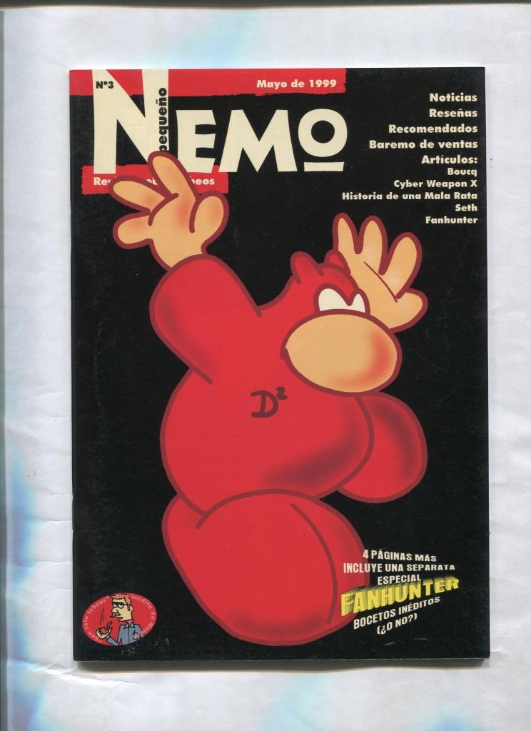 El Pequeño Nemo revista informacion comic numero 03: Cyber Weapon X, Boucq