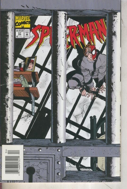 Spider-Man volumen 1 numero 057 (1995) (portada troquelada/ventana)