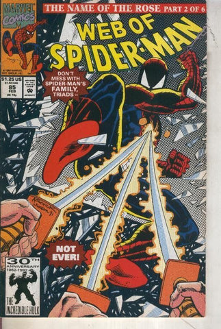 Wef of Spider-Man volumen 1 numero 085 (1992) 