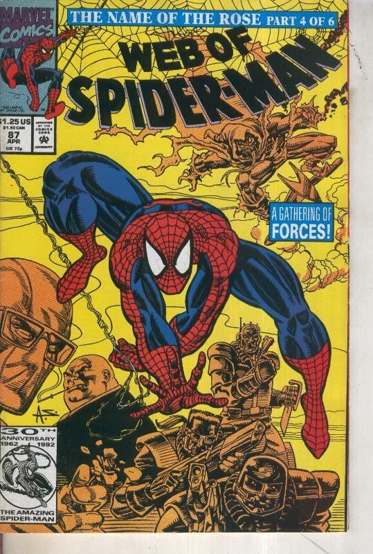 Wef of Spider-Man volumen 1 numero 087 (1992) 