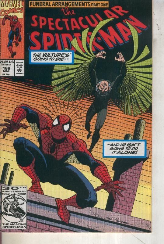 The Spectacular Spider-Man volumen 1 numero 186 (1992) 