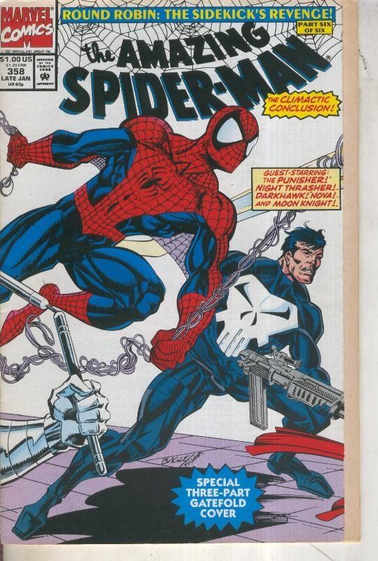 The Amazing Spider-Man volumen 1 numero 358 (1992)  (LA CUBIERTA ESTA SUELTA)