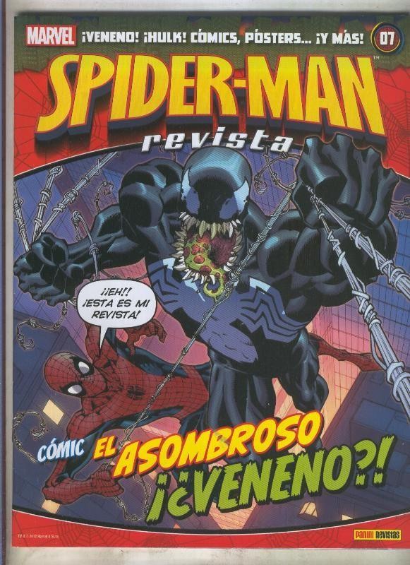 Spider-Man revista numero 07 (conserva poster central)
