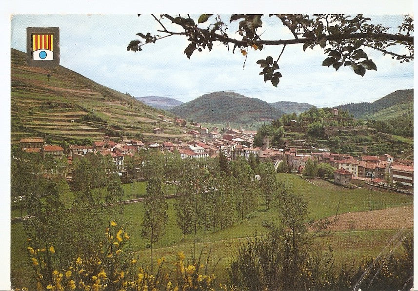 Postal 044352 : Camprodon. Villa de interes Turistico. Pirineu Catala. Vista panoramica