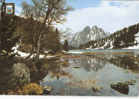 Postal 044353 : Pirineu Catala (Lleida). Vall despot. Estany Ratera Parc Nacional i vista dEls Encantats
