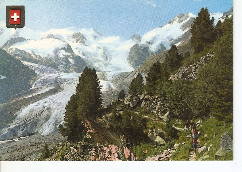Postal 044365 : Cinco Continentes. Jungfrau (Suiza). Vista parcial