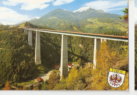 Postal 044370 : Europa-Brucke gegen Stubaier Alpen un Nockspitze