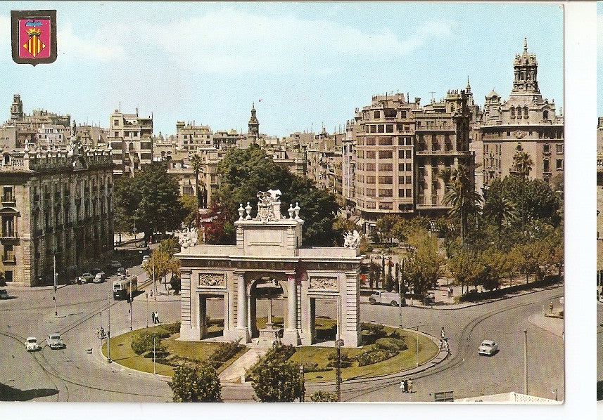 Postal 044385 : Valencia. Plaza del Marques de Estella