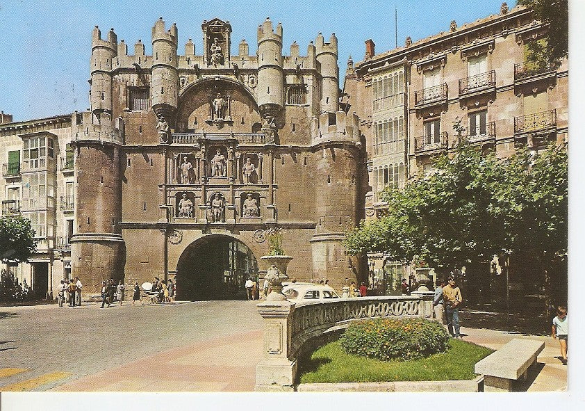 Postal 044392 : Burgos. Arco de Santa Maria