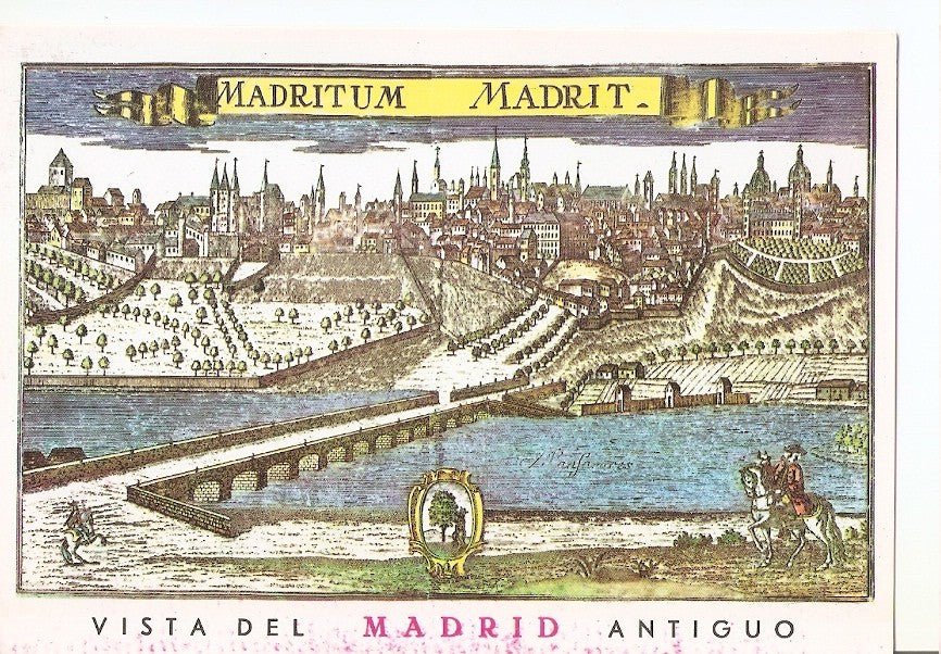 Postal 044417 : Vista del Madrid Antiguo