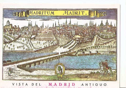 Postal 044417 : Vista del Madrid Antiguo