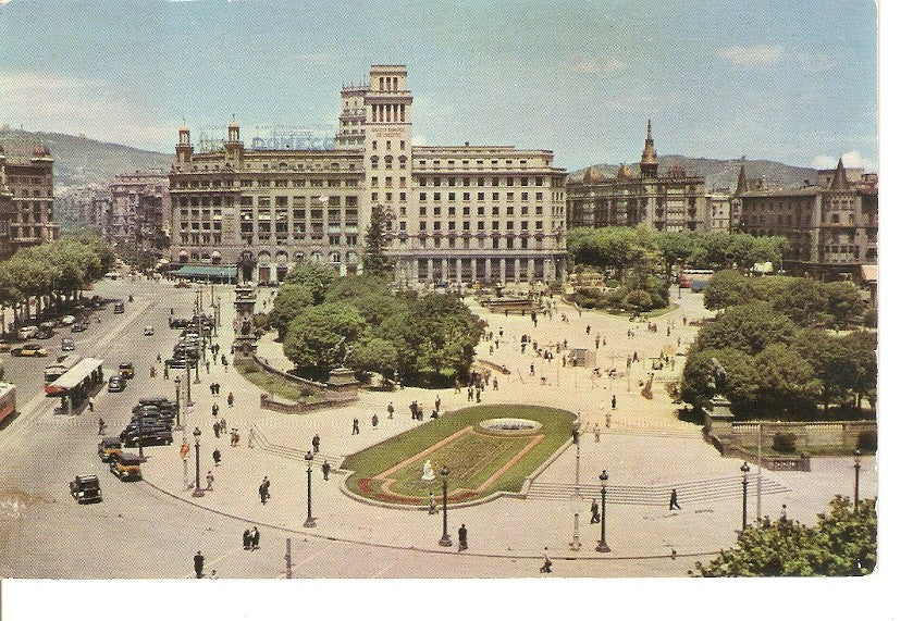 Postal 044422 : Barcelona. Plaza de Cataluña