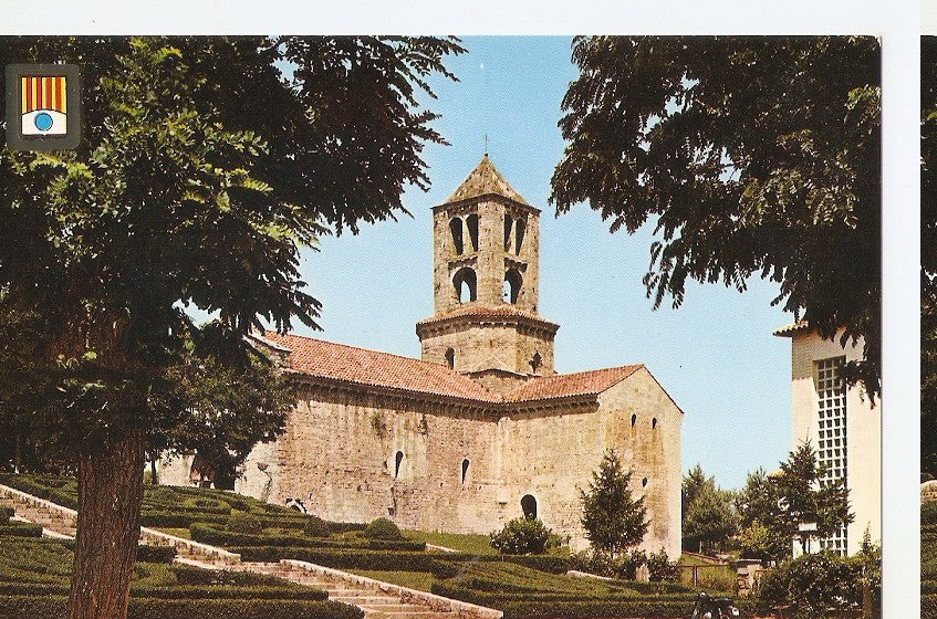 Postal 044447 : Camprodon. Villa de interes Turistico. Pirineu Catala. Monasterio romanico del siglo X
