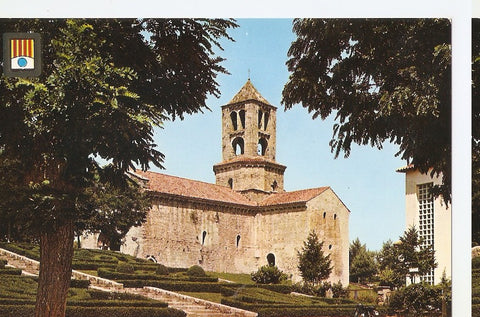 Postal 044447 : Camprodon. Villa de interes Turistico. Pirineu Catala. Monasterio romanico del siglo X