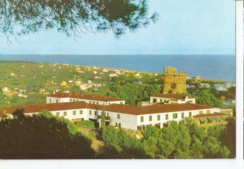 Postal 044448 : Gran hotel Reu Don Jaime. Castelldefells (Barcelona). Vista panoramica del hotel