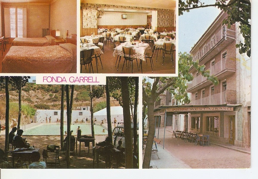 Postal 044449 : Fonda Garrell. Espluga de Francoli (Tarragona). Monasterio de Poblet