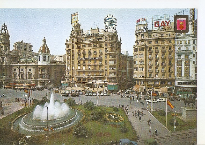 Postal 044458 : Valencia. Plaza del Caudillo  