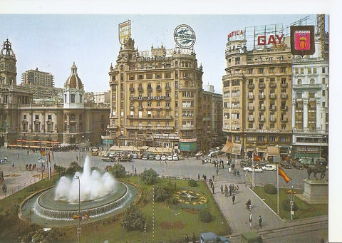 Postal 044458 : Valencia. Plaza del Caudillo  