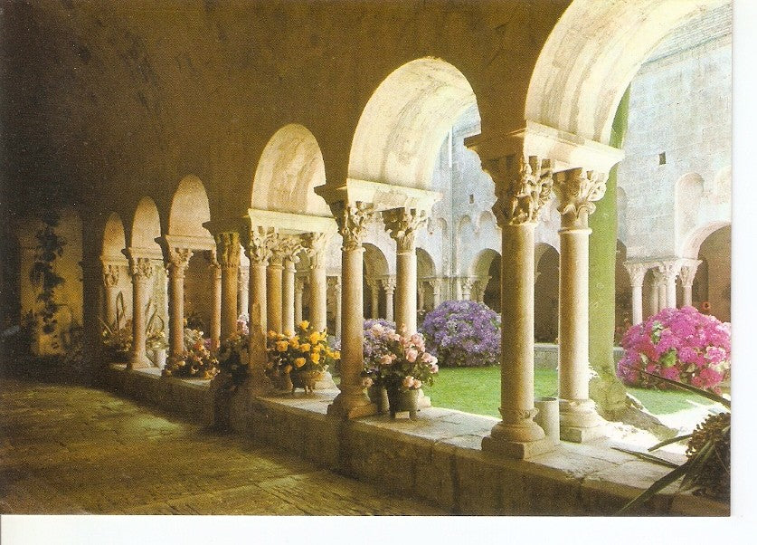 Postal 044481 : Gerona. Claustros Romanicos siglo XII