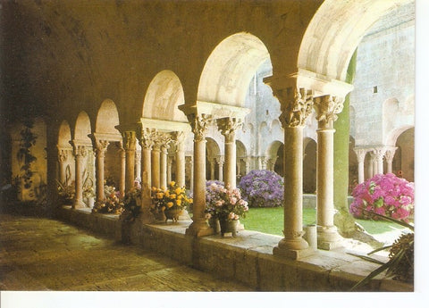 Postal 044481 : Gerona. Claustros Romanicos siglo XII