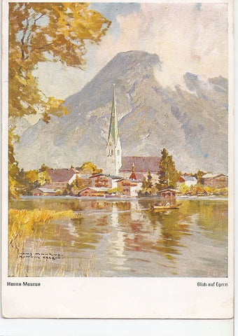 Postal 044489 : Hanne Maurus Blick auf Egern