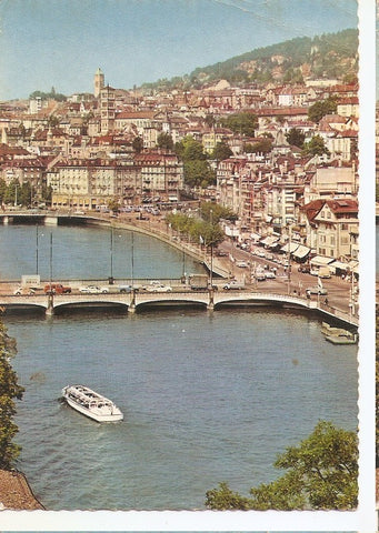 Postal 044498 : Zurich Limmat und Limmatquai