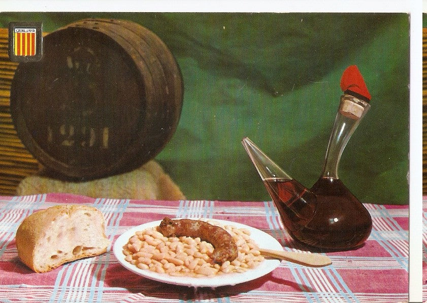Postal 044514 : Platos tipicos. Seques amb butifarra