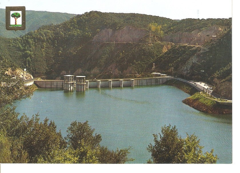 Postal 044549 : Pantano de Sau (Vich). Vista de Sant Andreu de Bancells