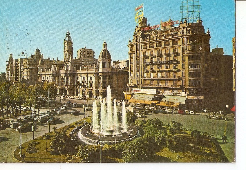 Postal 044554 : Valencia. Plaza del Caudillo