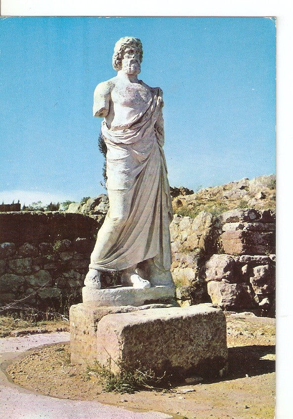 Postal 044560 : Costa Brava. Ampurias. Estatua de Esculapio