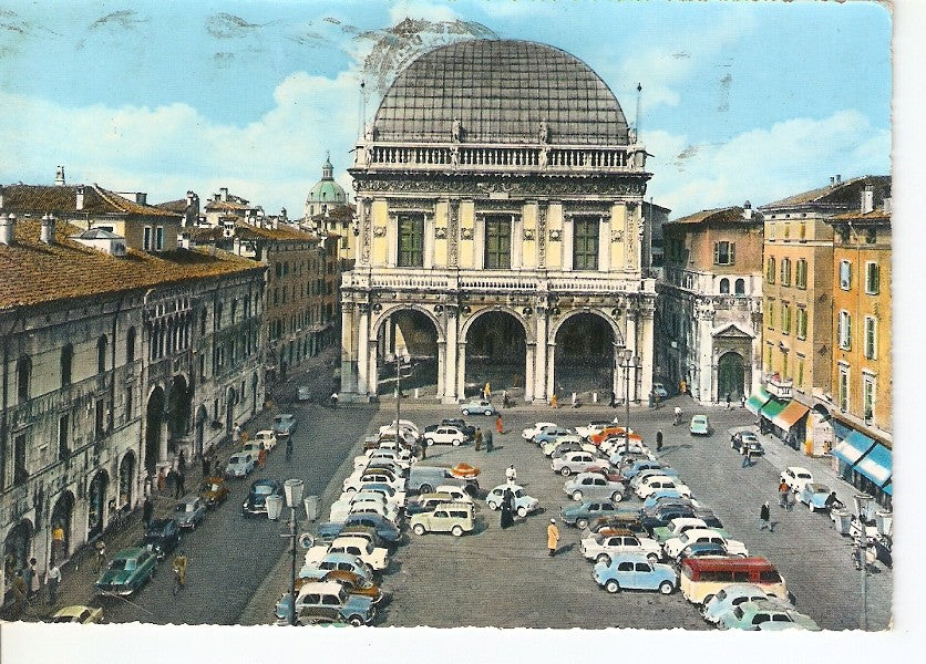 Postal 044583 : Brescia. The Lodges Square (Town-Hall Palace)