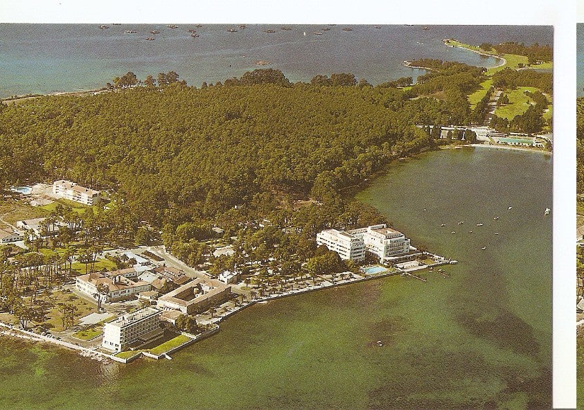 Postal 044584 : Isla de La Toja (Pontevedra). Vista aerea