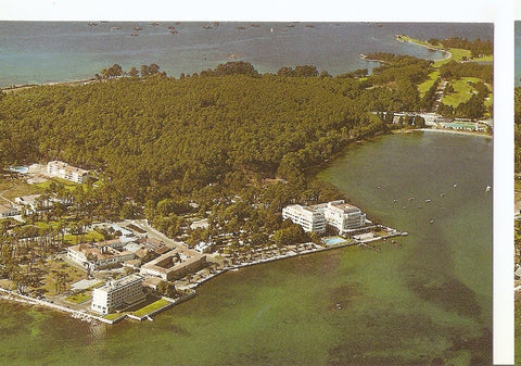 Postal 044584 : Isla de La Toja (Pontevedra). Vista aerea