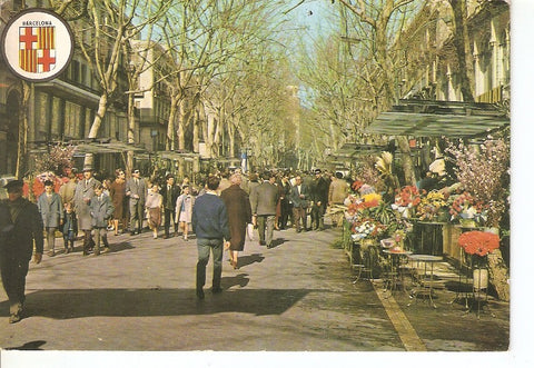 Postal 044591 : Barcelona. Rambla de las Flores