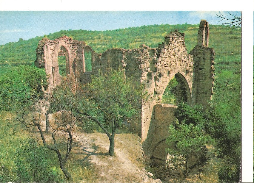 Postal 044595 : Guimera - Lerida. Ruinas del convento de Vallsanta