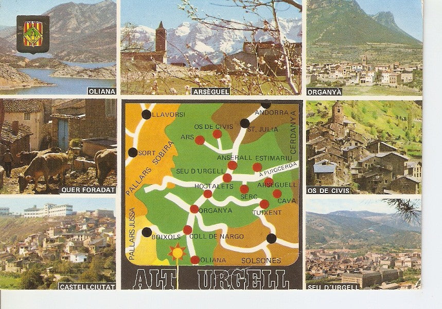 Postal 044597 : Alt Urgell. Diversos aspectos