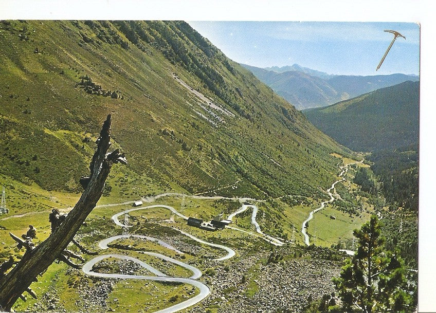 Postal 044598 : Puerto de la Bonaigua. Cuevas de la Madre de Deu Pirineo Catalan