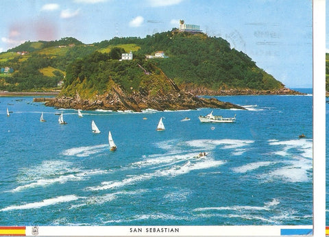 Postal 044656 : San Sebastian. Regata de Balandros