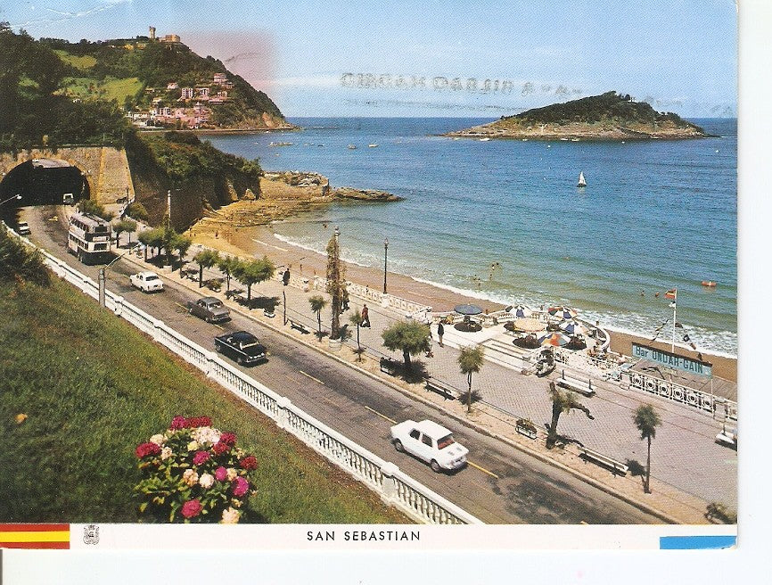 Postal 044657 : San Sebastian. Miraconcha y Monte Igueldo